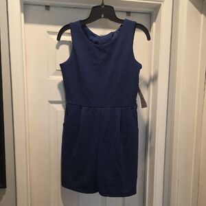 Rare Editions Navy Blue Romper